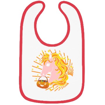 Discover Halloween Bibs, Cute Candy Corn Unicorn Candy