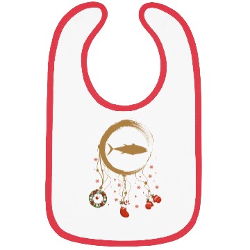 Discover Winter dreamcatcher Christmas Tuna Bibs