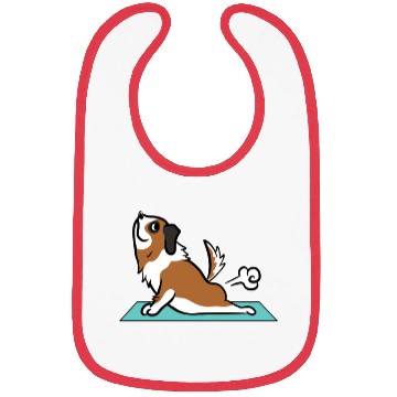 Discover Saint Bernard Yoga Pose Bibs