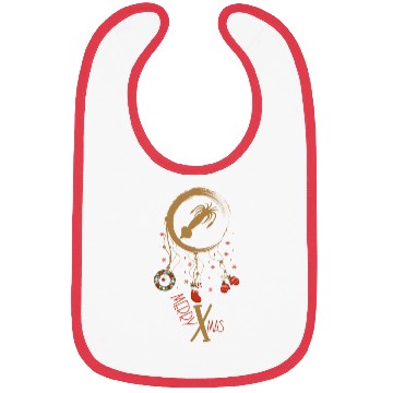 Discover Winter dreamcatcher Christmas Squid Bibs