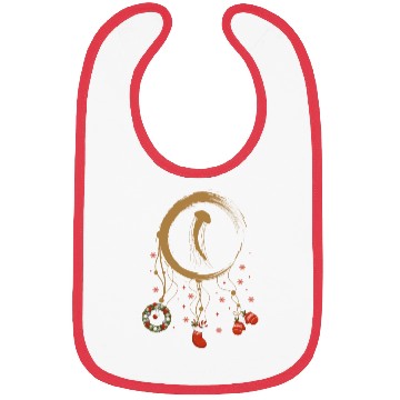 Discover Winter dreamcatcher Christmas Jellyfish Bibs