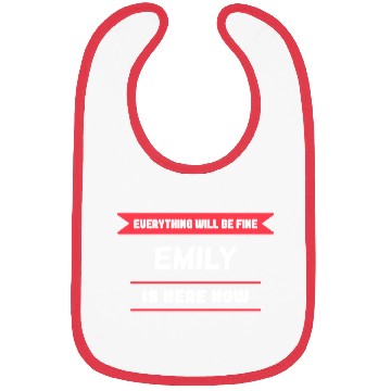 Discover Emily Name Saying for proud Emilys Bibs