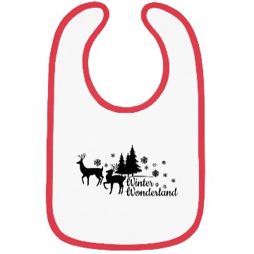 Discover Christmas Winter Wonderland Bibs