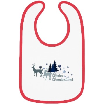 Discover Let's meet in winter wonderland Bibs