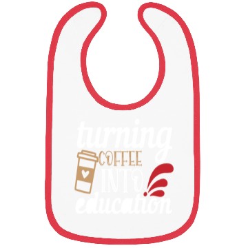 Discover Ed Teacher Coffee Teach Repeat Back to School Bibs