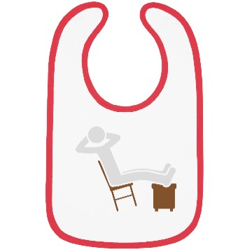 Discover Chill man chair icon Bibs
