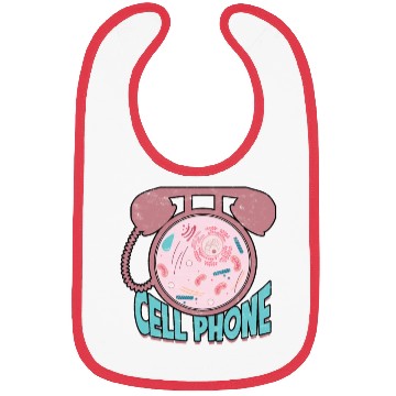 Discover Cell phone Biology Science Cellular Biologist Bibs
