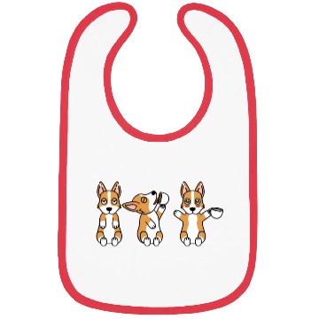 Discover Corgi Coffee Lover Bibs