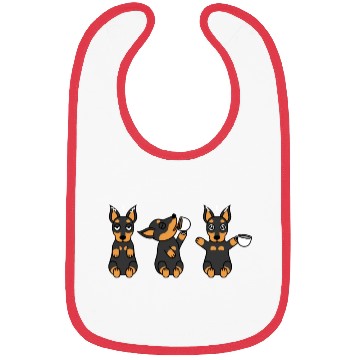 Discover Miniature Pinscher Coffee Lover Bibs