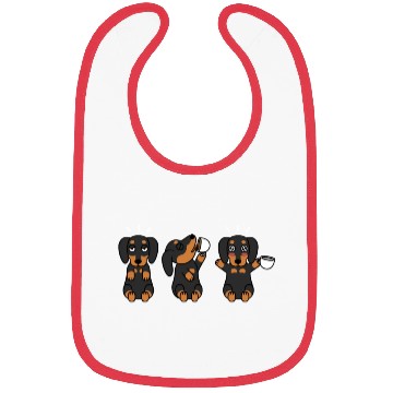 Discover Dachshund Coffee Lover Bibs