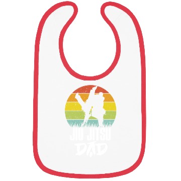 Discover Jiu-Jitsu Dad BJJ Father Vintage Martial Arts MMA Bibs