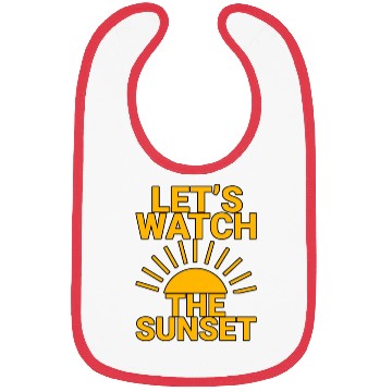 Discover Let's Watch The Sunset 2 Bibs