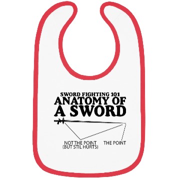 Discover Sword Fighting 101 Anatomy Of A Sword 4 Bibs