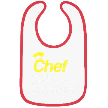 Discover Chef Definition Stationery Bibs