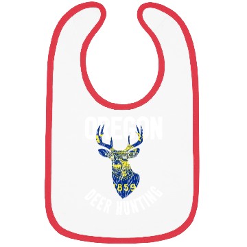 Discover Oregon Deer Hunting Buck Stag Hunter Bibs