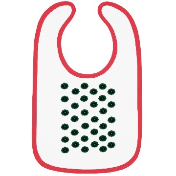 Discover Emerald Floral Design Bibs