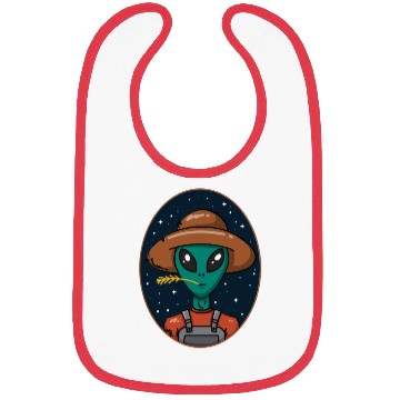 Discover Alien Farmer UFO Funny Farming Bibs