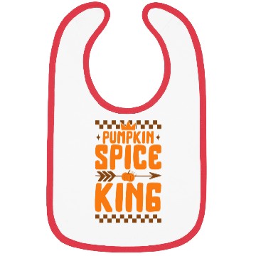 Discover Halloween Thanksgiving Bibs, Pumpkin Spice King
