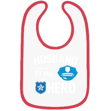 Discover Husband Is My Hero Police Bibs