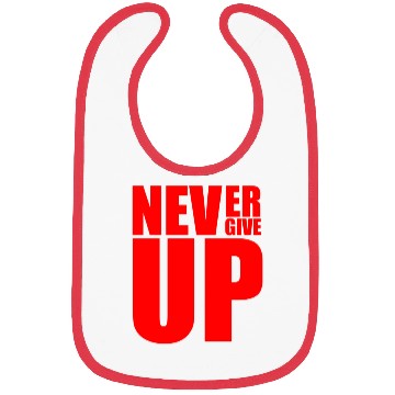 Discover Never Give Up Bibs