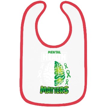 Discover Mental Health Matters Spread Awareness Brain Bibs