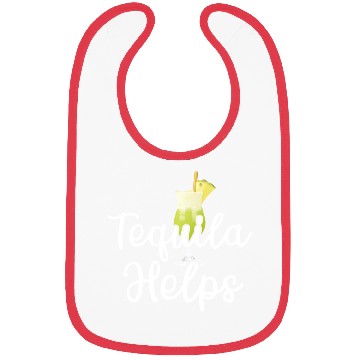 Discover Tequila Helps Funny Womens Drinking Mom Tequila Bibs