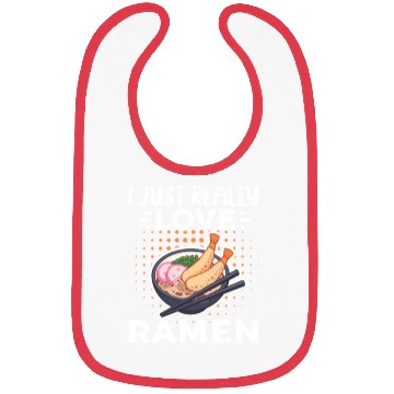 Discover I Just Really Love Ramen Bibs
