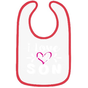 Discover I Love My Son Bibs