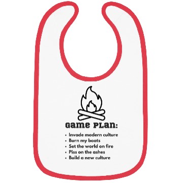 Discover Game Plan for Modern Culture Bibs