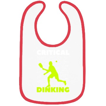 Discover Pickleball Critical Dinking, Funny Pickle Ball. Bibs