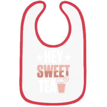 Discover Funny Hey Sweet Tea Glass Drinking Iced Tea Bibs