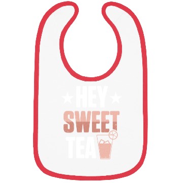 Discover Funny Hey Sweet Tea Glass Drinking Iced Tea Bibs