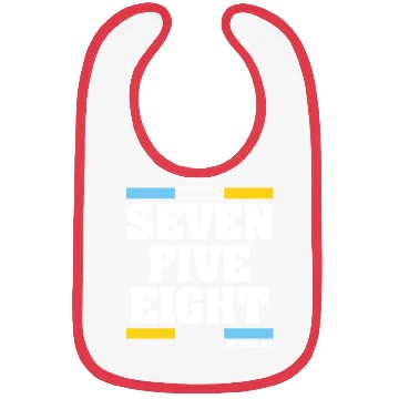 Discover Seven Five Eight (Black) Bibs