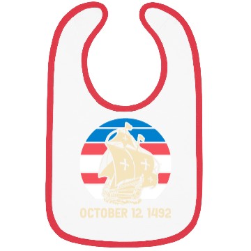 Discover Columbus Day 1492 Bibs