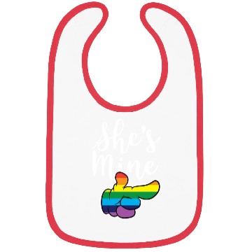 Discover Matching Lesbian Couple She's Mine Part2 Bibs