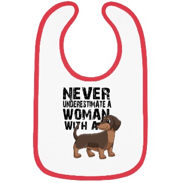 Discover Dachshund Never Underestimate Bibs