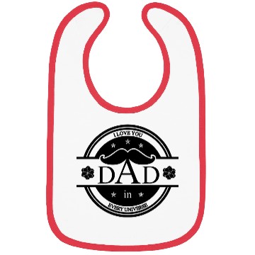 Discover New i love you Dad Cool Saying Gift idea Bibs