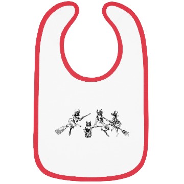 Discover Bat Witches Bibs