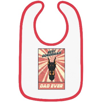 Discover Best Doberman Dad Ever I Doberman Lover Bibs