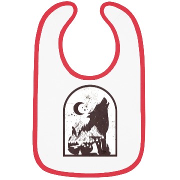 Discover night wolf Bibs