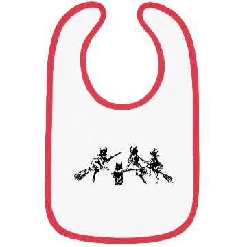 Discover Bat Witches Bibs