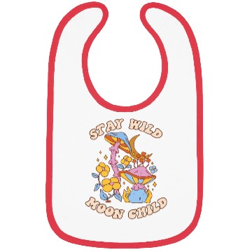 Discover Stay Wild Moon Child Bibs