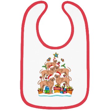 Discover Corgi Christmas Tree Santa Hat Dog Lover Xmas Bibs