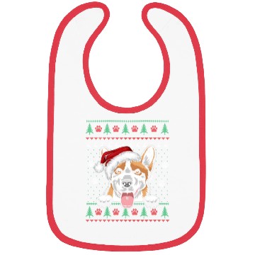 Discover Corgi Christmas Funny Corgi Dog Lover Bibs