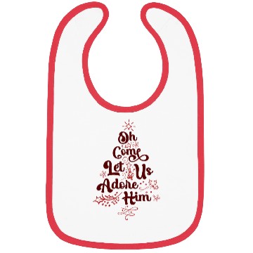 Discover Oh Come Let Us Adore Him Religious Jesus Bibs