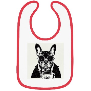 Discover I love dog and coffee Bibs