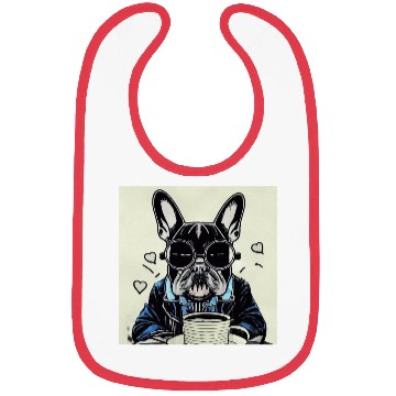 Discover I love dog and coffee Bibs