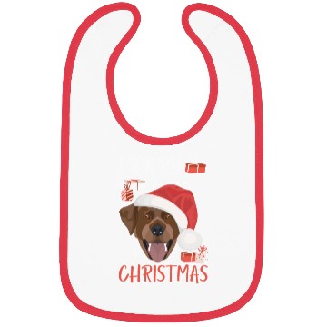 Discover Labrador Merry Christmas Bibs