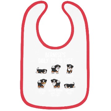 Discover Bernese Mountain Dog Daily To Do List Bibs
