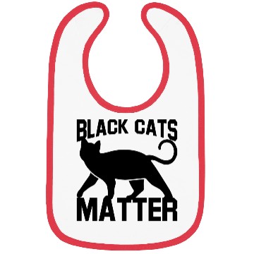 Discover Black Cats Matter Bibs